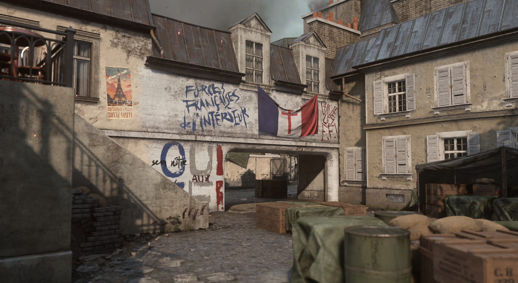 Media asset in full size related to 3dfxzone.it news item entitled as follows: Trailer e screenshots di The Resistance, il primo DLC di Call of Duty: WWII | Image Name: news27770_Call-of Duty-WWII-The-Resistance_2.jpg